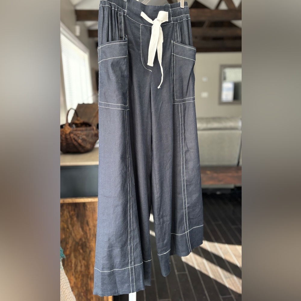 Anthropologie Maeve La Ponche Pull-On Wide-Leg Pants - Picture 8 of 10